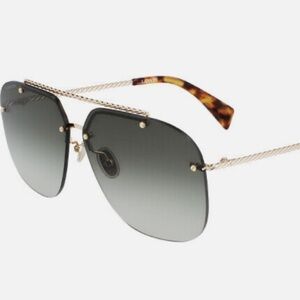 NIB LANVIN Women's Rimless Pilot Sunglasses